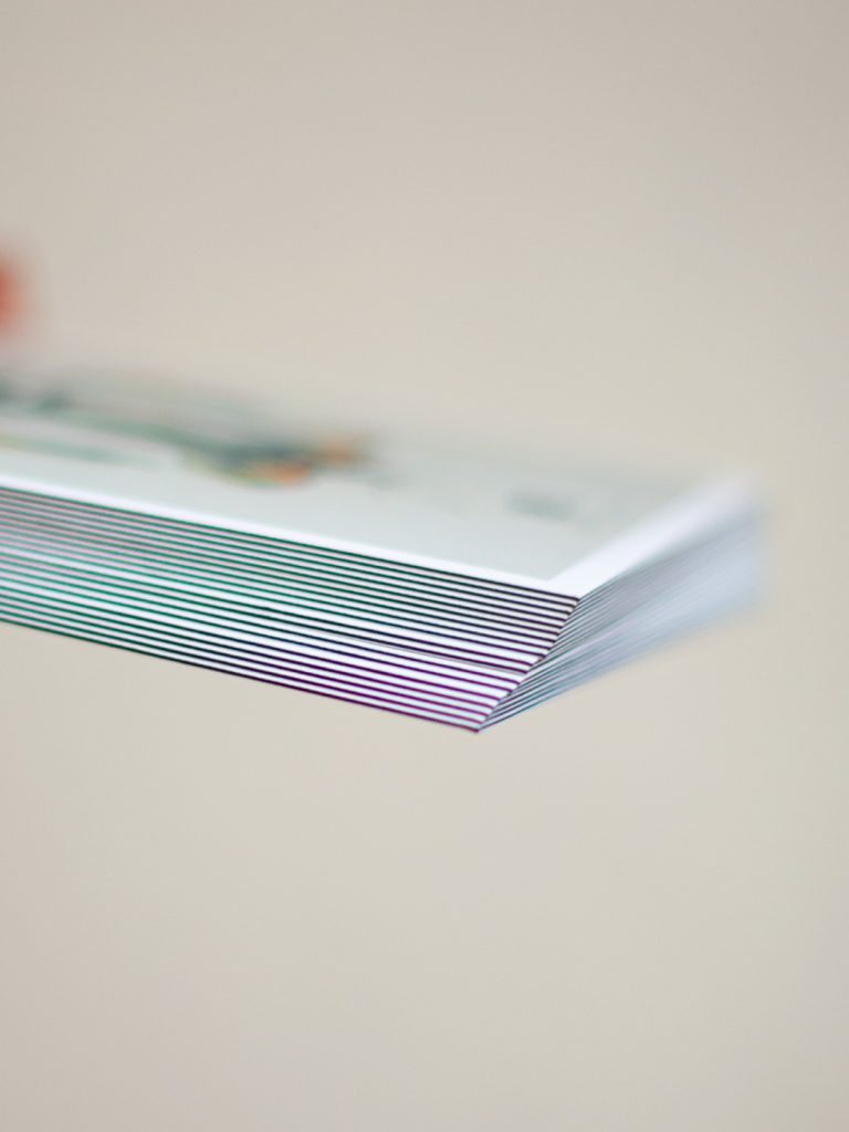Postkarte Medium Seitenansicht