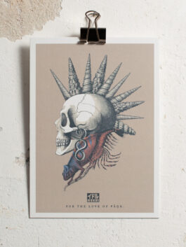 Punk is not Dead | Postkarte Medium