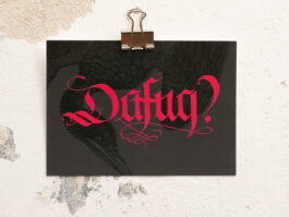 Dafuq? [Black & Pink] | Postkarte DIN A6