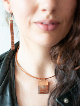 Platine Anhänger Orange