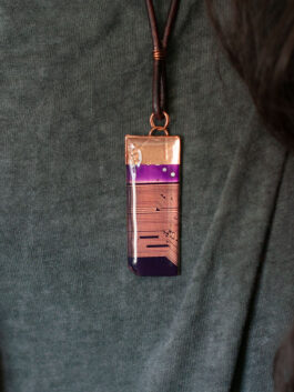 Platine Anhänger Violett