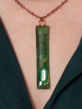 Antike Buchseite Anhänger