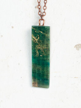 Antike Buchseite Anhänger