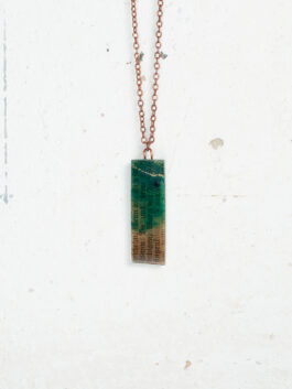 Antike Buchseite Anhänger