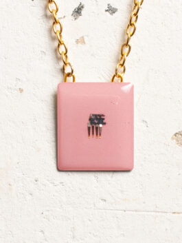 Light Pink Minimalist IT Anhänger