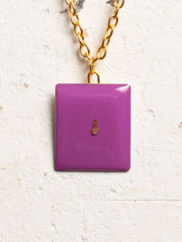 Magenta Minimalist IT Anhänger