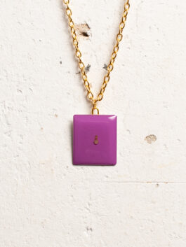 Magenta Minimalist IT Anhänger