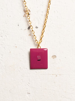 Pink Minimalist IT Anhänger