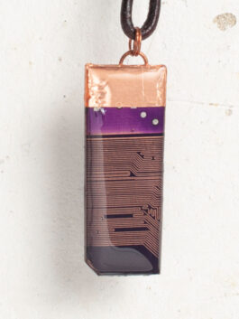 Platine Anhänger Violett
