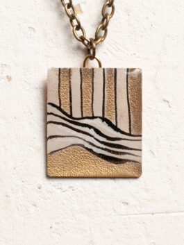 Miniatur Brush Artwork Anhänger