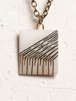 Miniatur Brush Artwork Anhänger