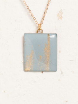 Light Blue & Golddust Upcycling Anhänger