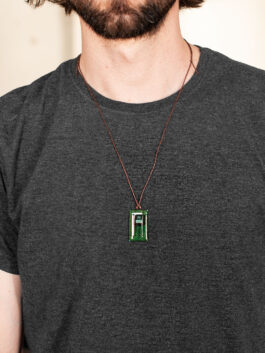 Antike Buchseite Anhänger