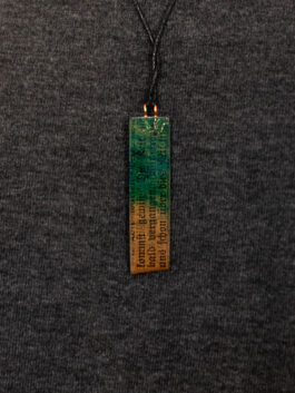 Antike Buchseite Anhänger