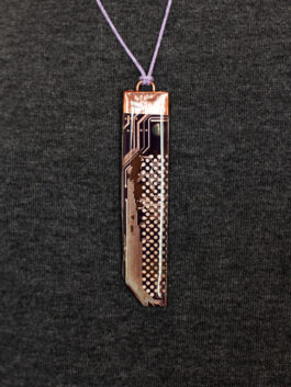 Platine Anhänger Violett