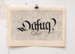 „Dafuq?“ Siebdruck Schwarz