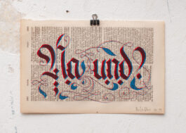 „Na Und?“ Siebdruck Rot & Blau