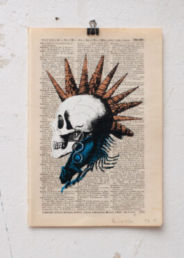 „Punk is not Dead“ Siebdruck Vierfarbig