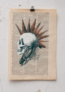 „Punk is not Dead“ Siebdruck Dreifarbig