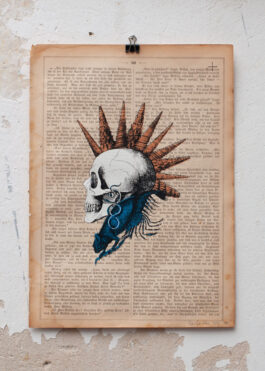 „Punk is not Dead“ Siebdruck Vierfarbig